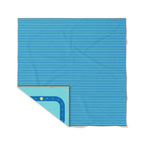 Spelhanddoek XL - Circuit Blauw