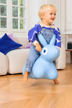 Hoppi Konijn Springdier - Blauw