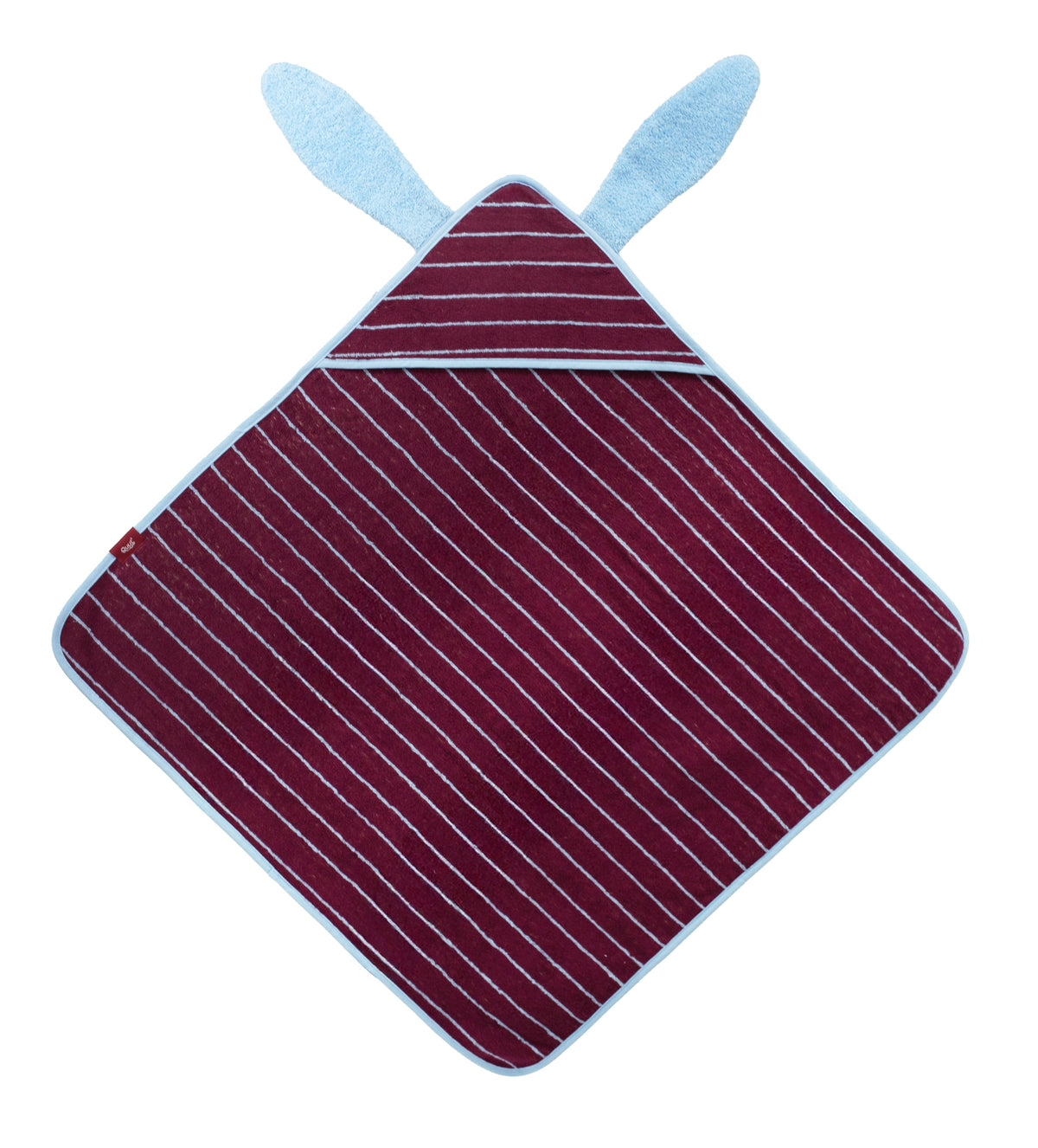 Katoenen Badcape – Konijn Bordeaux