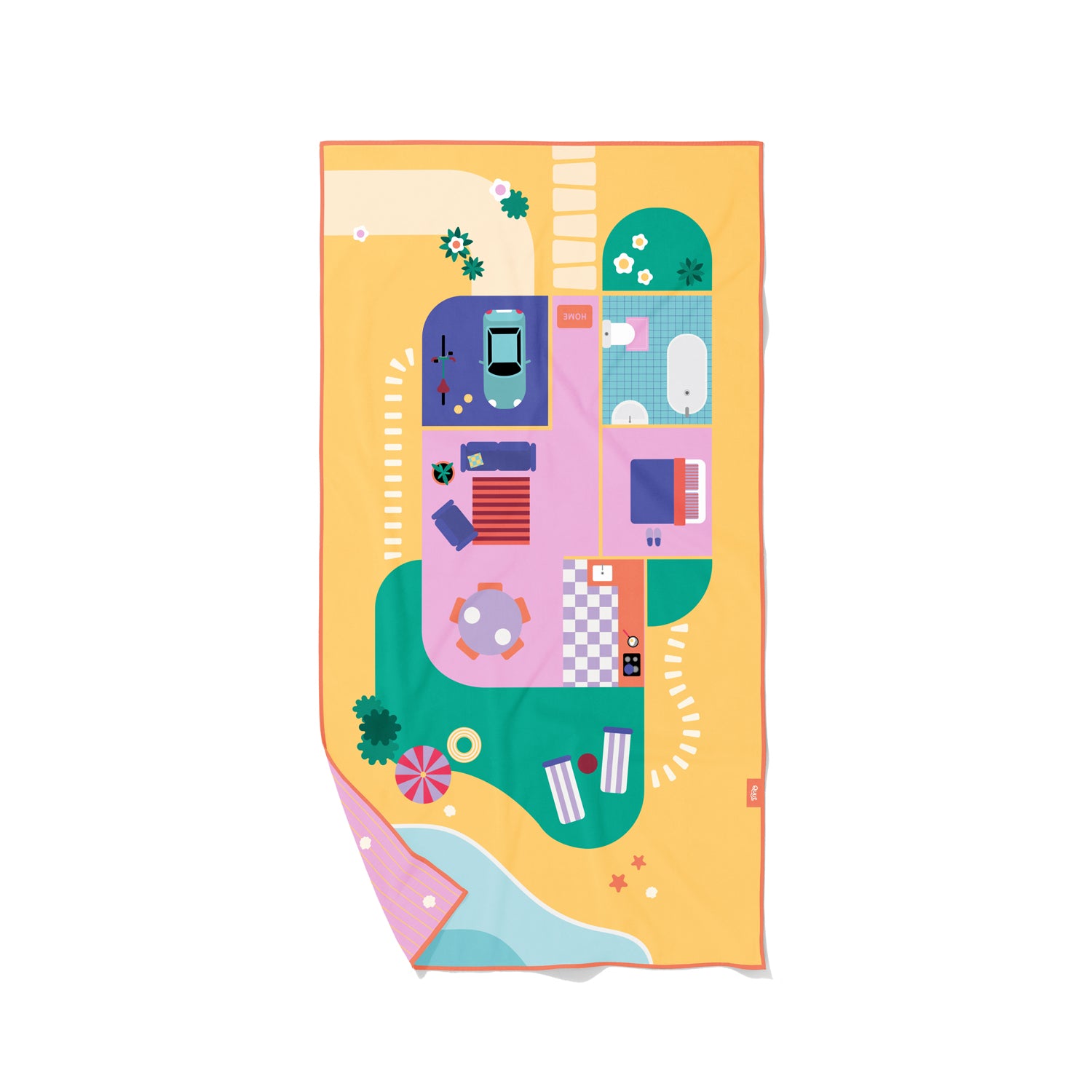 Play Towel L - Doll house