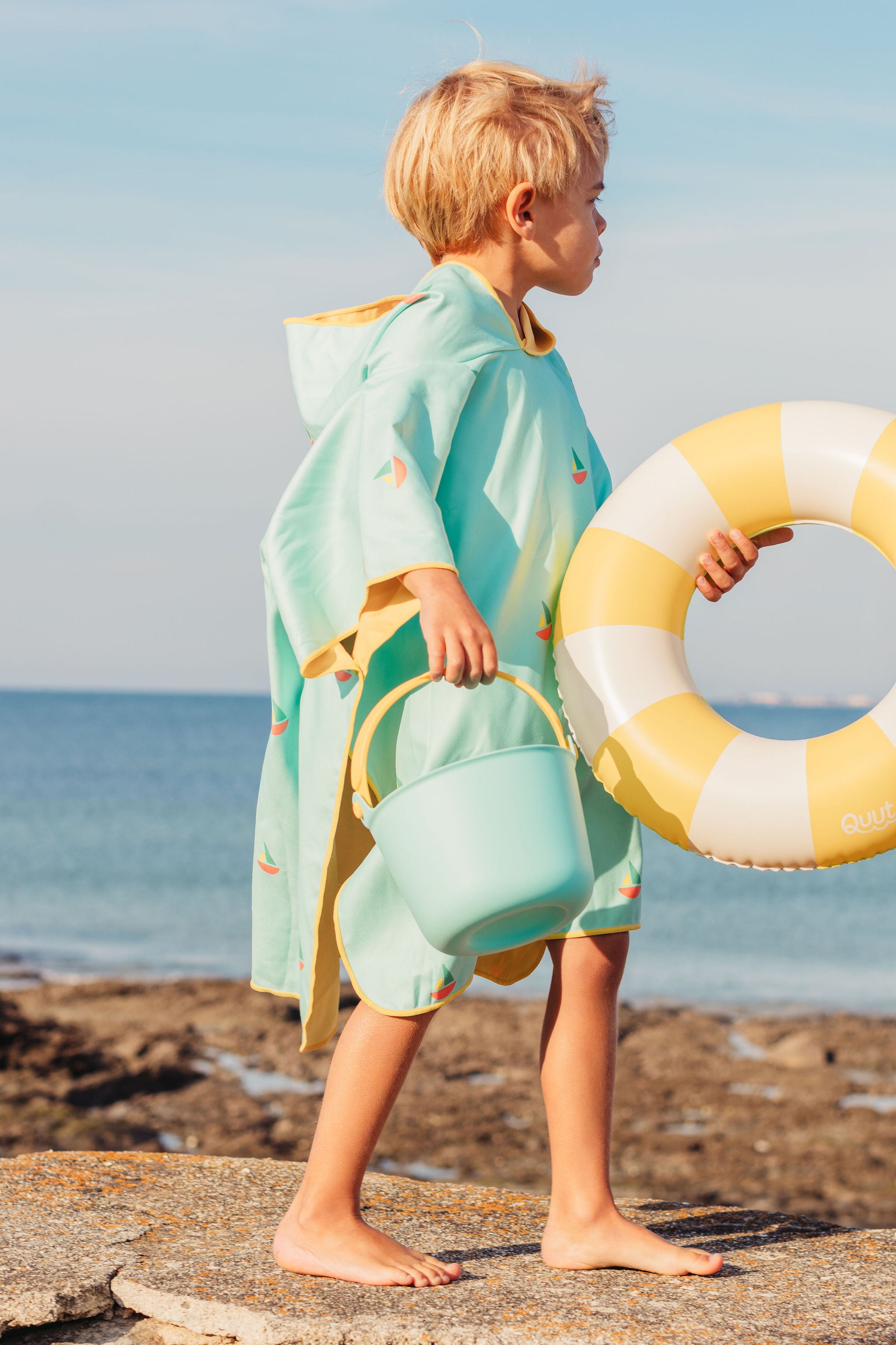 Poncho - Banana Blue