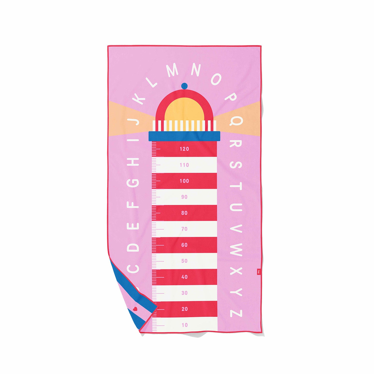 Spelhanddoek Large - Vuurtoren Roze