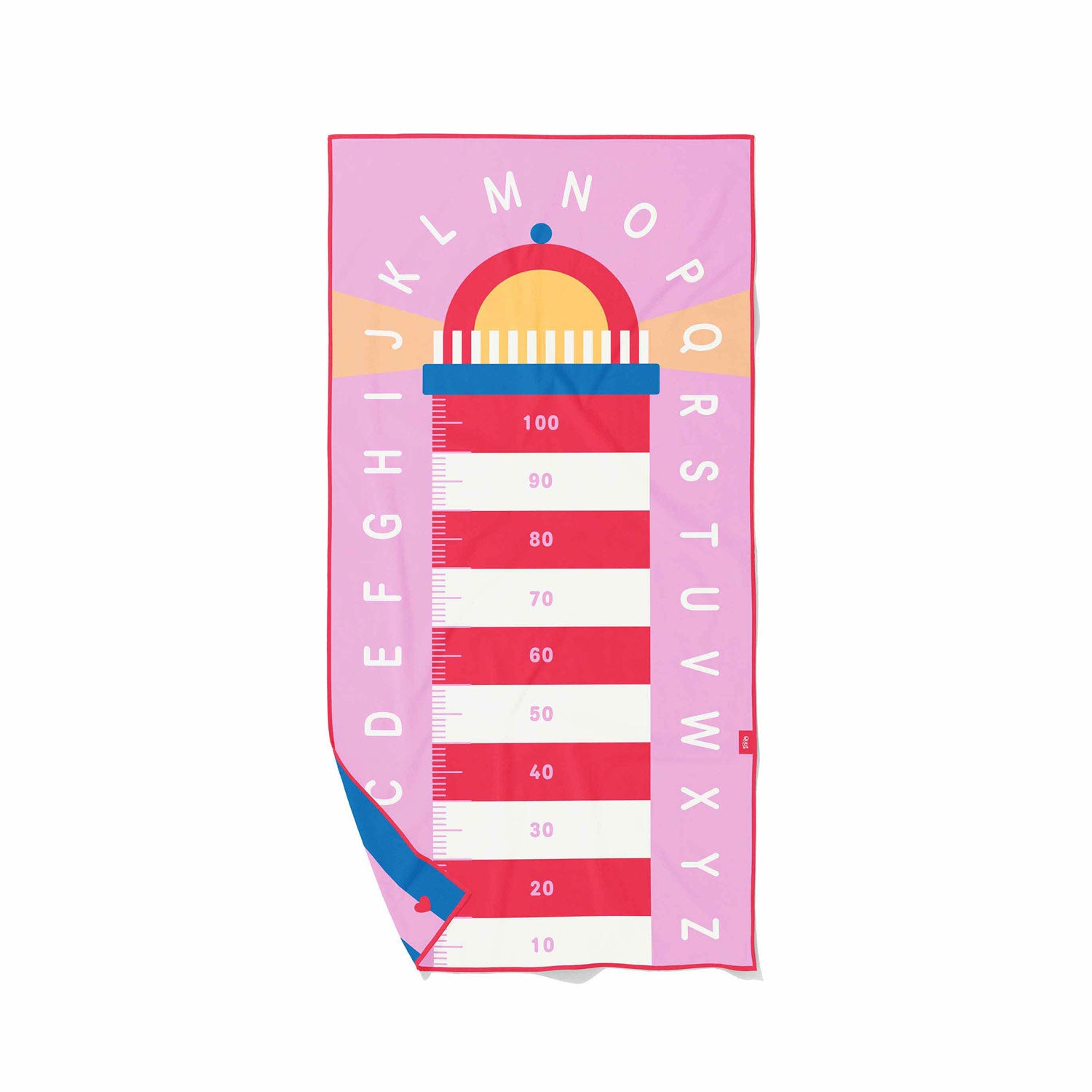 Spelhanddoek Medium - Vuurtoren Roze