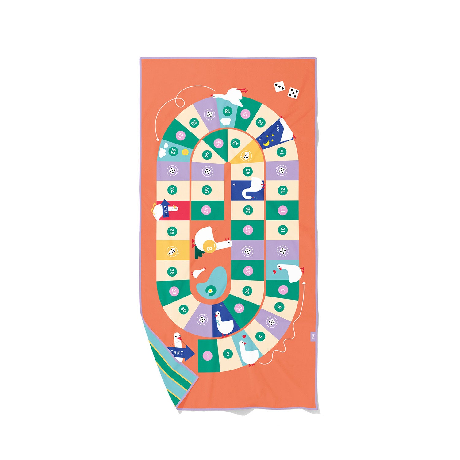 Spelhanddoek Medium - Ganzenbord