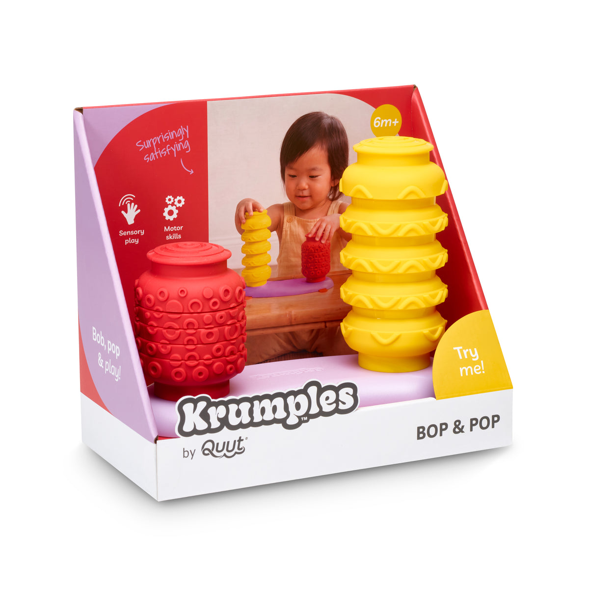 Krumples Bop & Pop Cherry Red