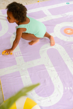 Spelhanddoek XL - Circuit Lavender