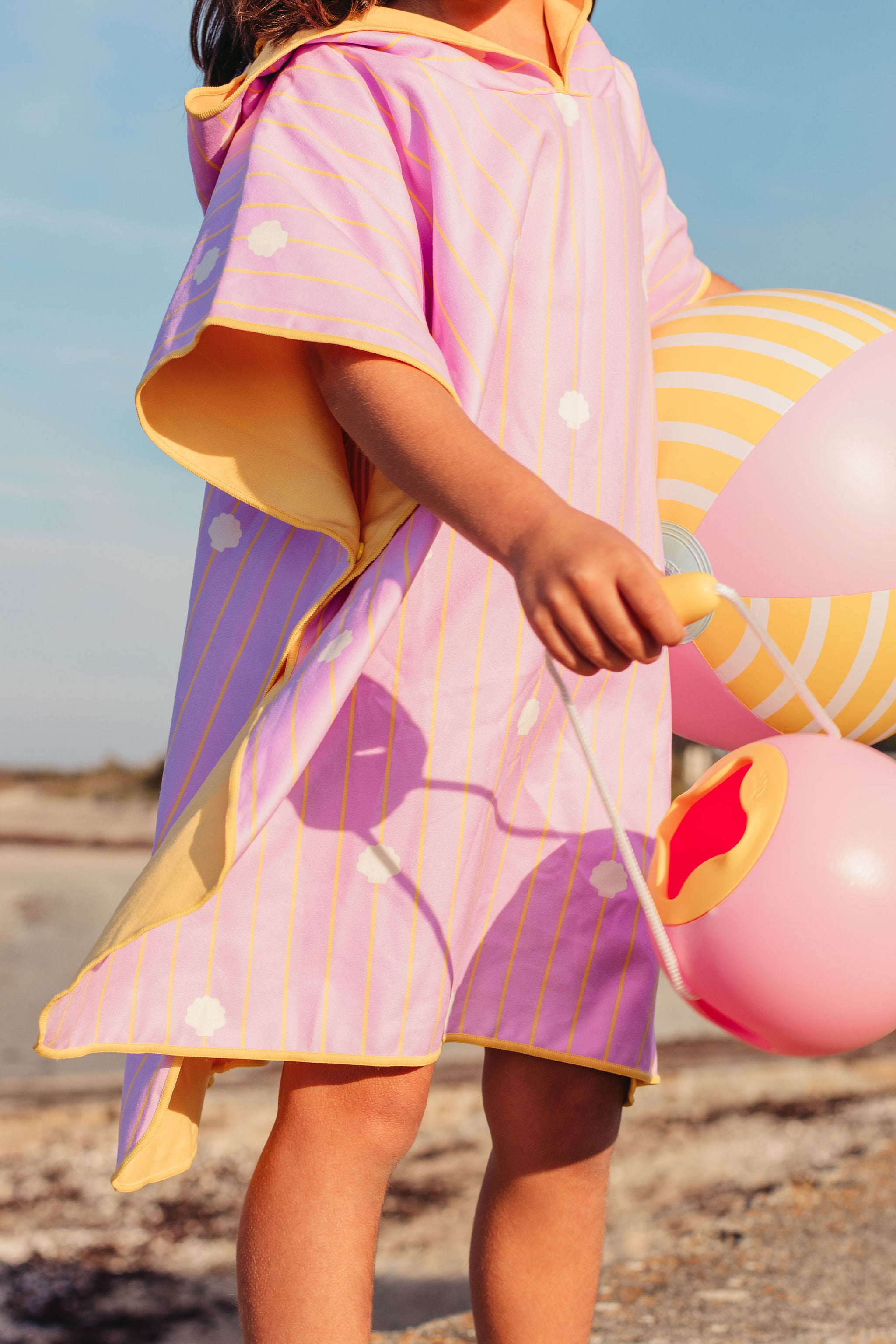 Poncho - Banana Pink