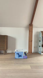 Hoppi Dino Springdier - Blauw